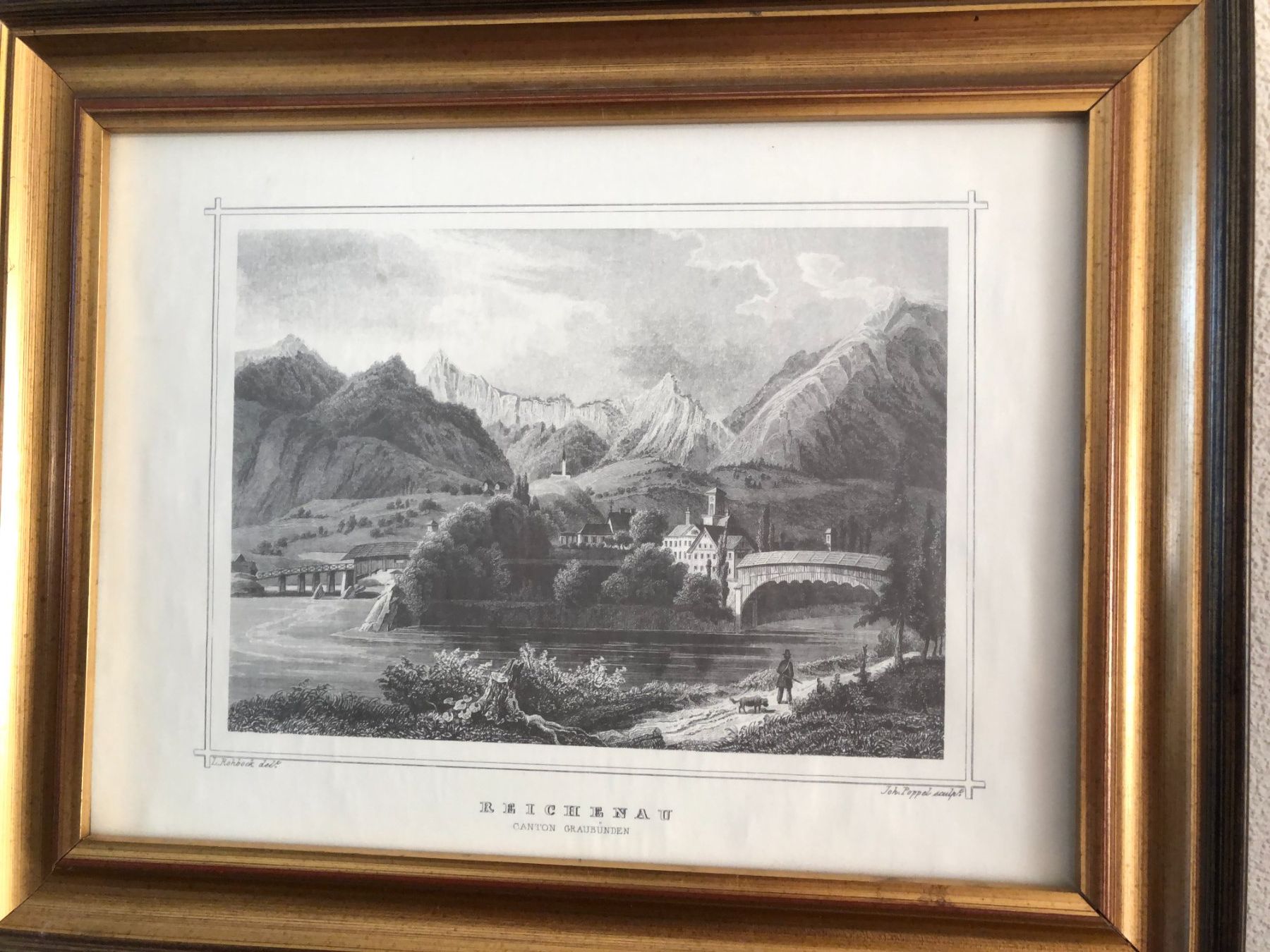 Foto & Immagini: Bild von Reichenau GR signiert – Usato da Freienstein venduto da ErnaS01 4