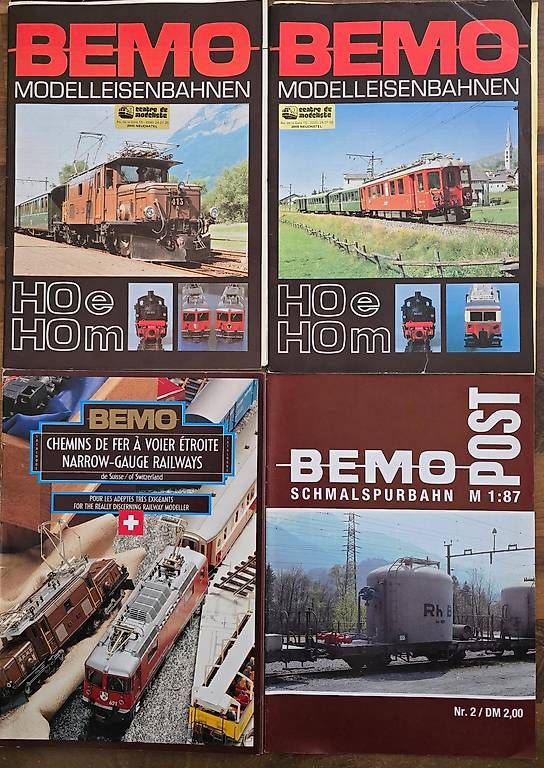 Riviste & Magazine: 4x BEMO magazines modélisme – Usato da Lignières venduto da grisoux41