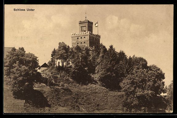 Cartoline postali: AK Uster, Schloss, 1913 – Usato da Berlin venduto da bartko-reher