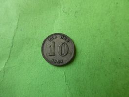 Schweden 1907, 10 Oere    Silber