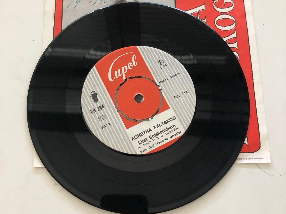Schallplatten: ABBA 1970 Agnetha Fältskog Vinyl Single – Gebraucht aus Wettingen von ABBA-Retro 3