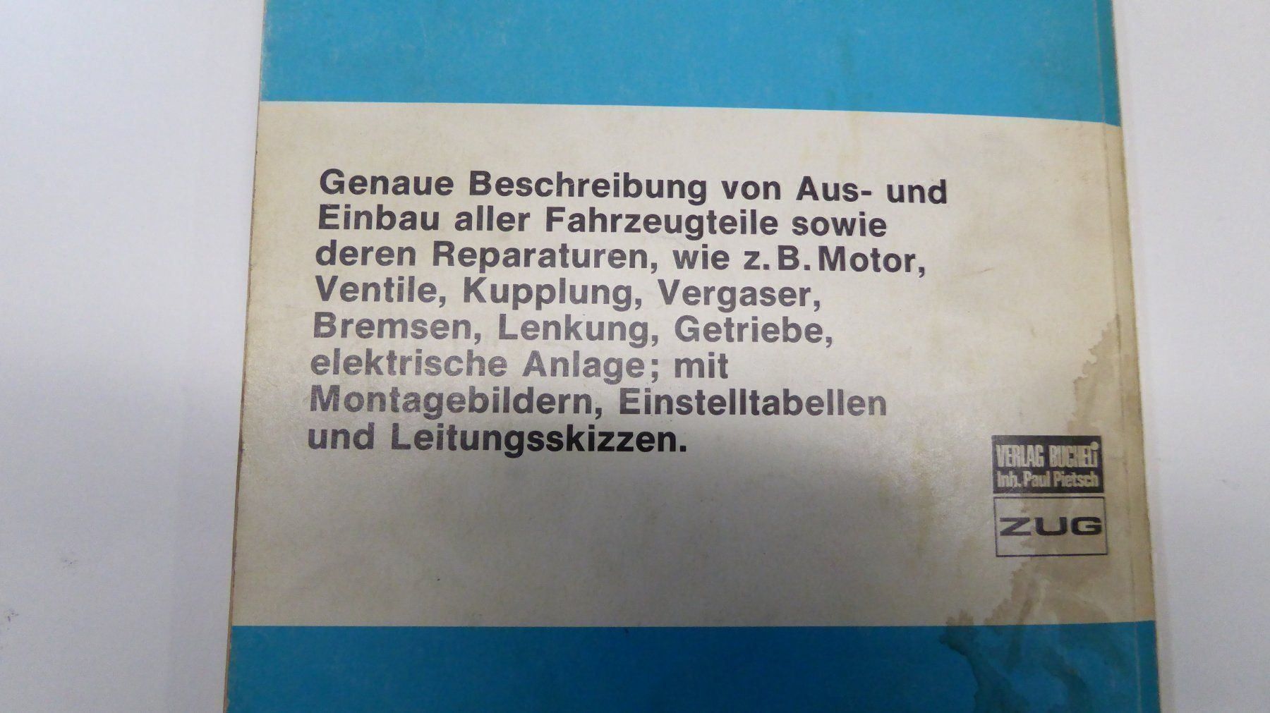 Libri: OPEL RECORD E  1.7-2.0 BUCHELI REPAR.-A – Usato da Blauen venduto da Sanhein 5