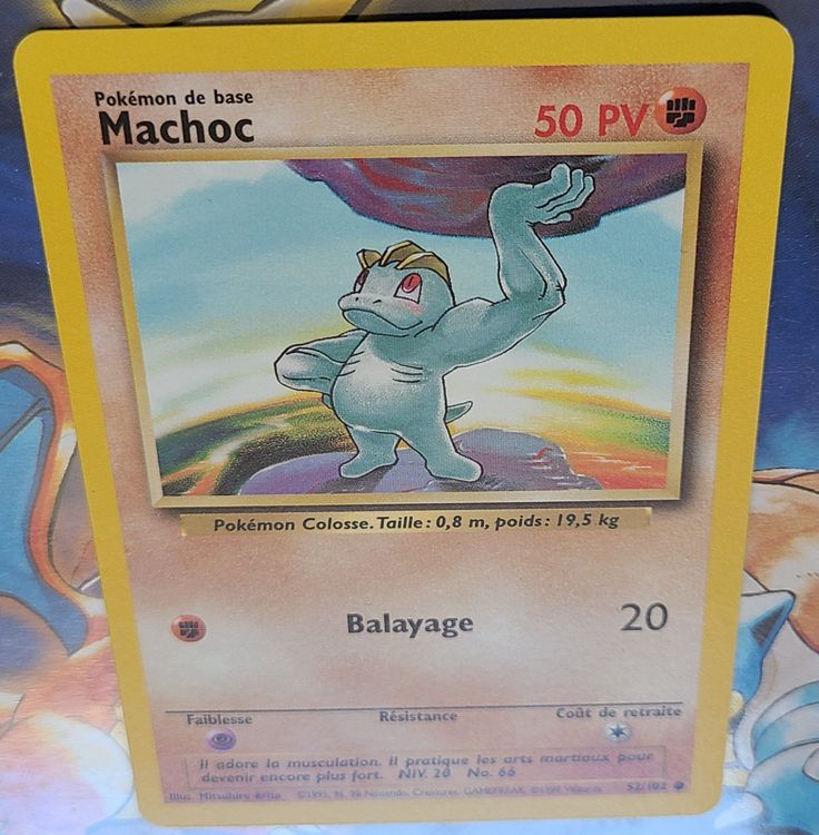 Pokémon Carte collezionabili: Carte Pokémon Machoc (Set de base) 52/102 (fr) – Nuovo (secondo la descrizione) da Bex venduto da Edji1138 3