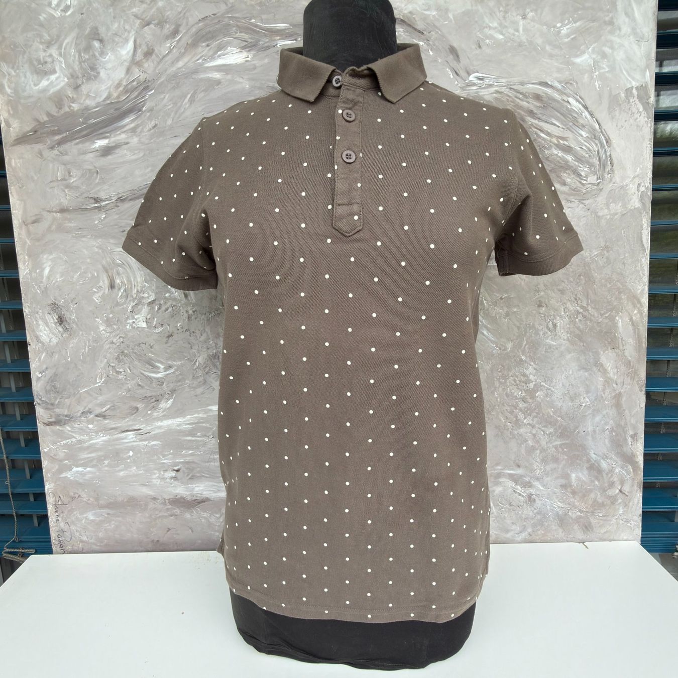 Magliette Polo: Polo Imprimé Micro-Pois IFT Man Collection – Usato da Thônex venduto da Suisse.Shopping 1