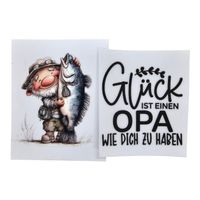 Süsses Geschenk für Fischfang-Opa, selbst gestalten set.