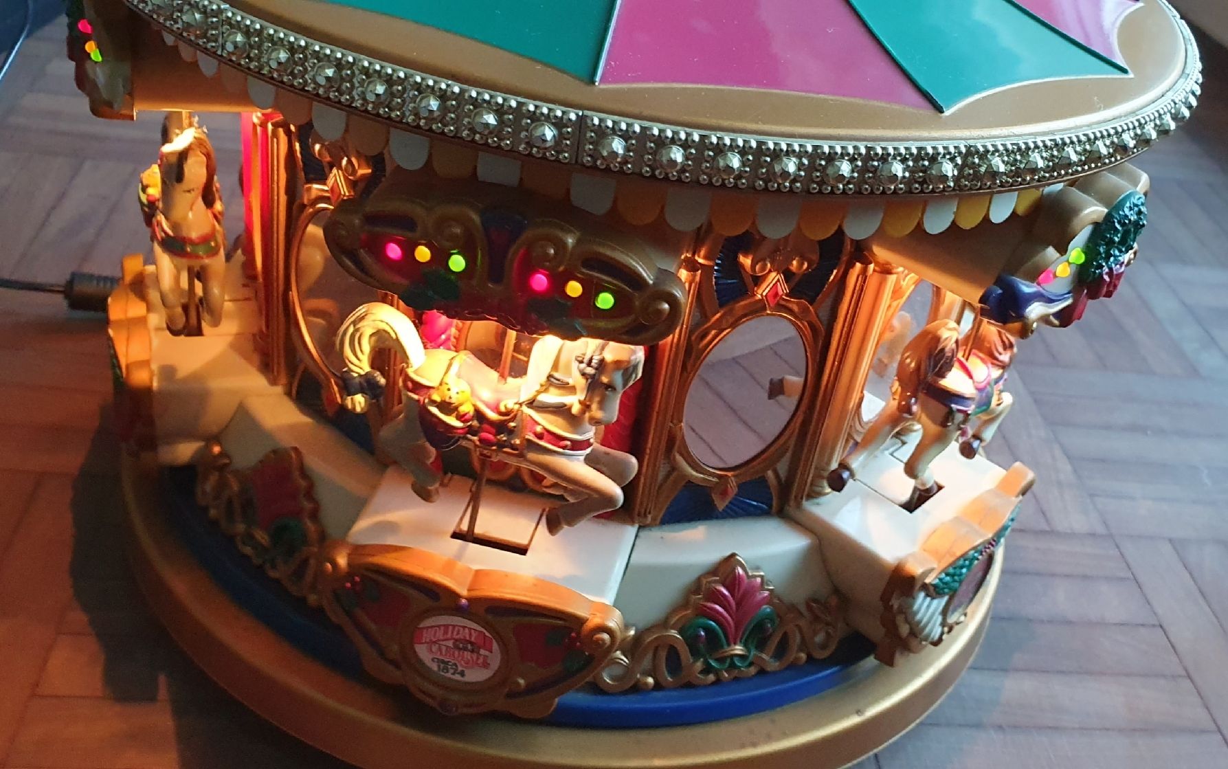 Spielzeuge: Weihnachtskarussell mit Musik, beleuchtet, Nostalgie – Gebraucht aus Kreuzlingen von Rschweiz1 4