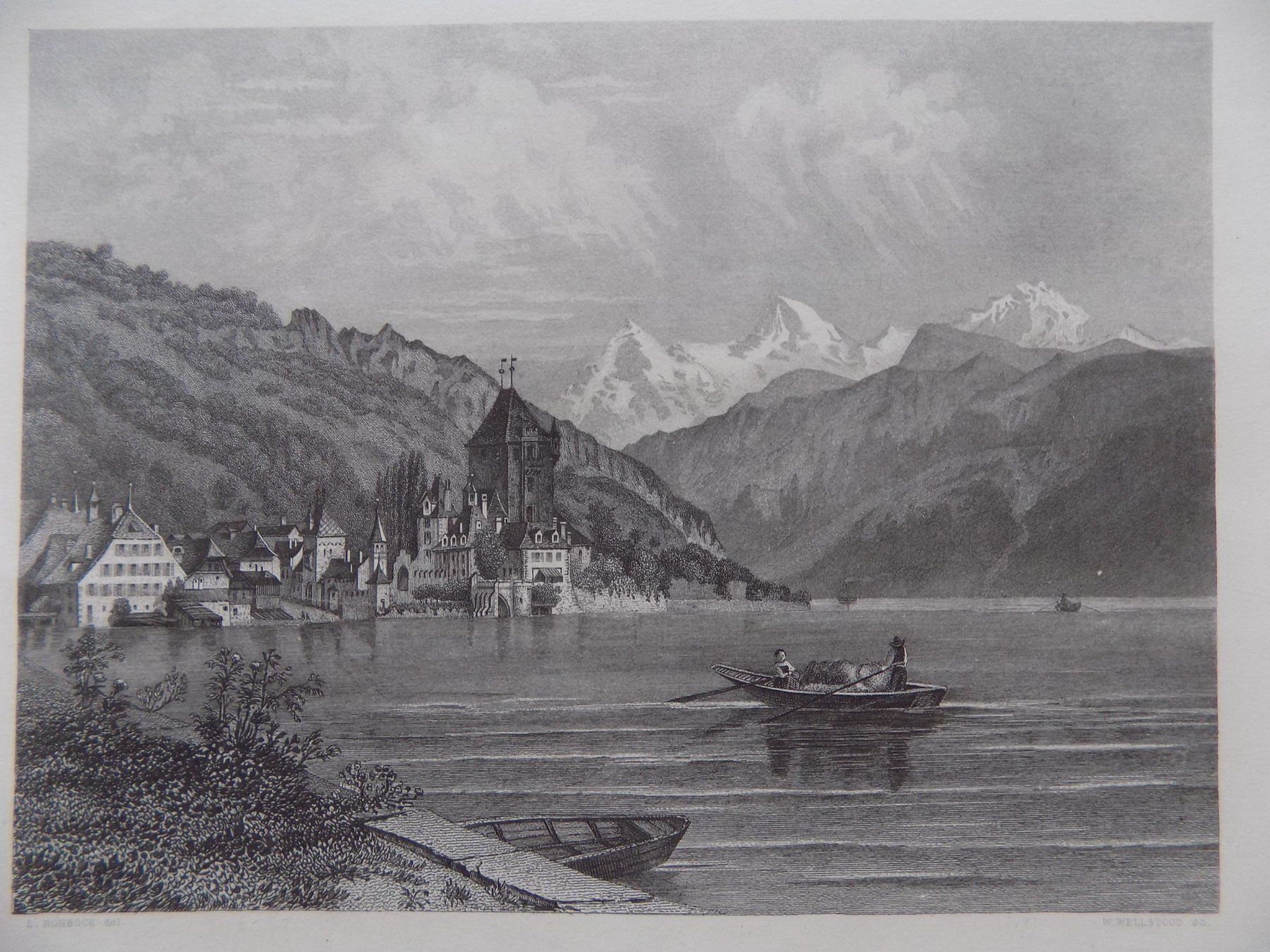 Incisioni: Oberhofen Thunersee – Usato da Risch venduto da Rischli15 2