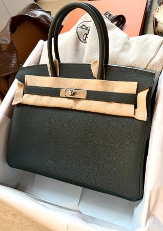 Hermes Birkin 30 Vert Mangrove
