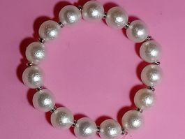 armband,,weiss,,,,,modeschmuck,,matt
