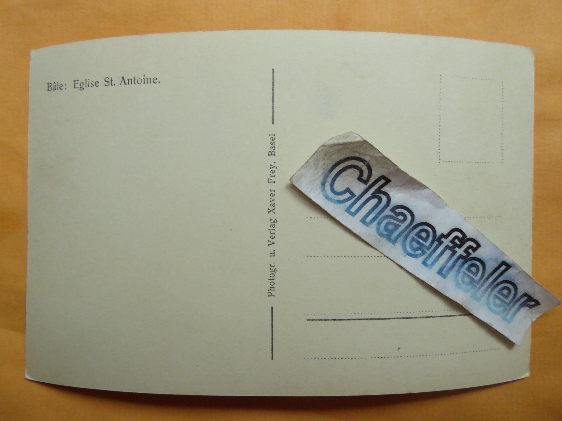 Cartoline postali: 523. Basel - St. Antoniuskirche. – Usato da Zürich venduto da Chaeffeler 1