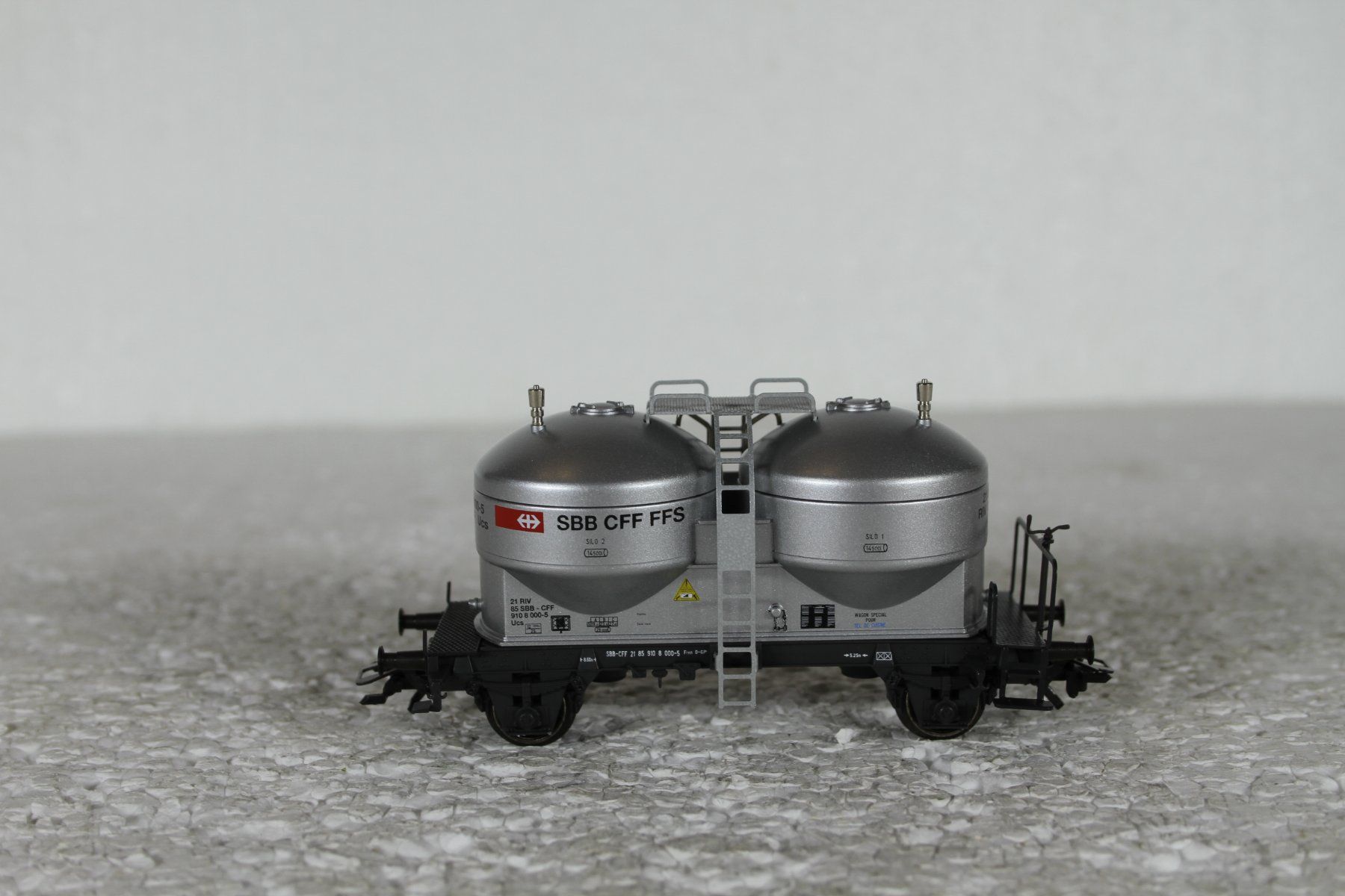 Märklin Modelleisenbahnen: Märklin 47612  SBB  Silowagen  grau – Gebraucht aus Triesen von cor_62ts 3