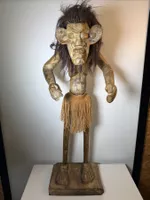Große Asmat-Holzstatue – Papua – 110 cm