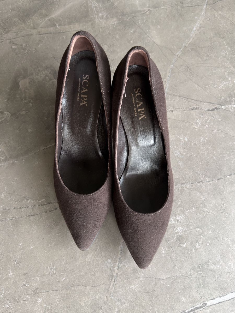 Navyboot Scarpe da donna: Dunkelbraune Wildlederpumps Navyboot, 37.5 – Usato da Au ZH venduto da swissmatchpoint 3