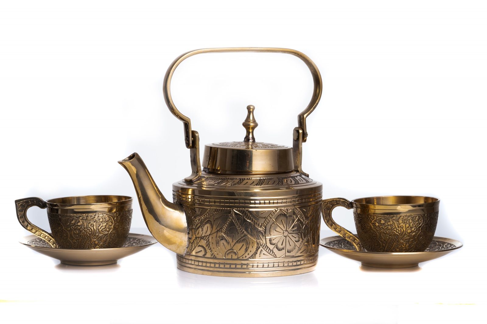 Teiere: Eleganz Geschenkset - Teekanne aus Messing – Nuovo e nell'imballaggio originale da Baar venduto da mitu 2