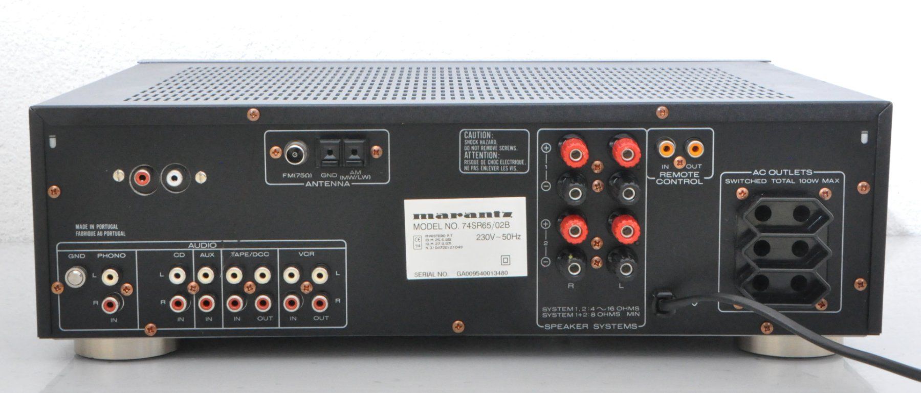 Marantz Ricevitori: Marantz SR-65 Stereo RDS Receiver-Verstärker.. – Usato da Oberglatt ZH venduto da Kumar2 3