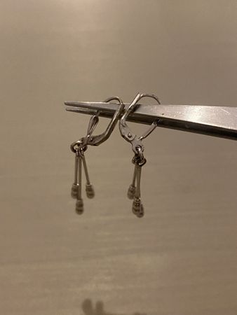 Unisex Ohrringe Sterlingsilber 925