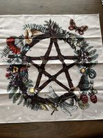 Altartuch mit Pentagramm