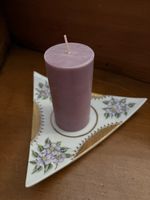 Kerzenständer handbemalt Porzellan