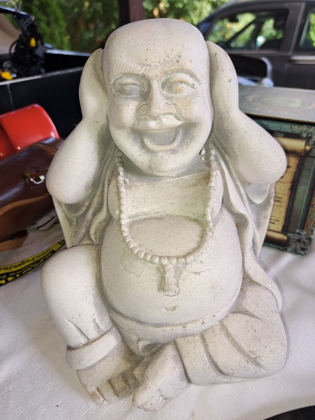 Statuette: Stein Buddha Figur,  – Usato da Kölliken venduto da Upcycling-by-Mc-TAM