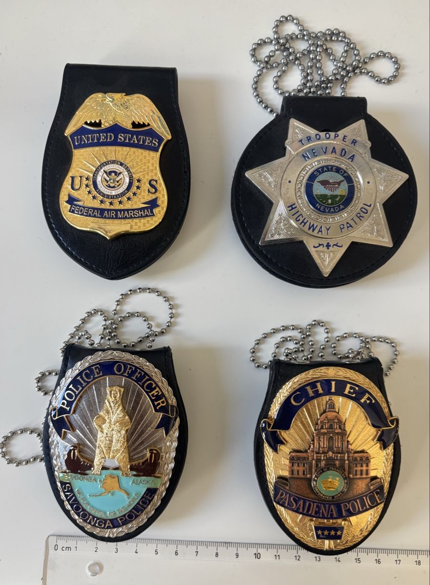 Placchette & Badge: Police Badges USA Metall – Nuovo (secondo la descrizione) da Wohlen b. Bern venduto da Rocky67 3