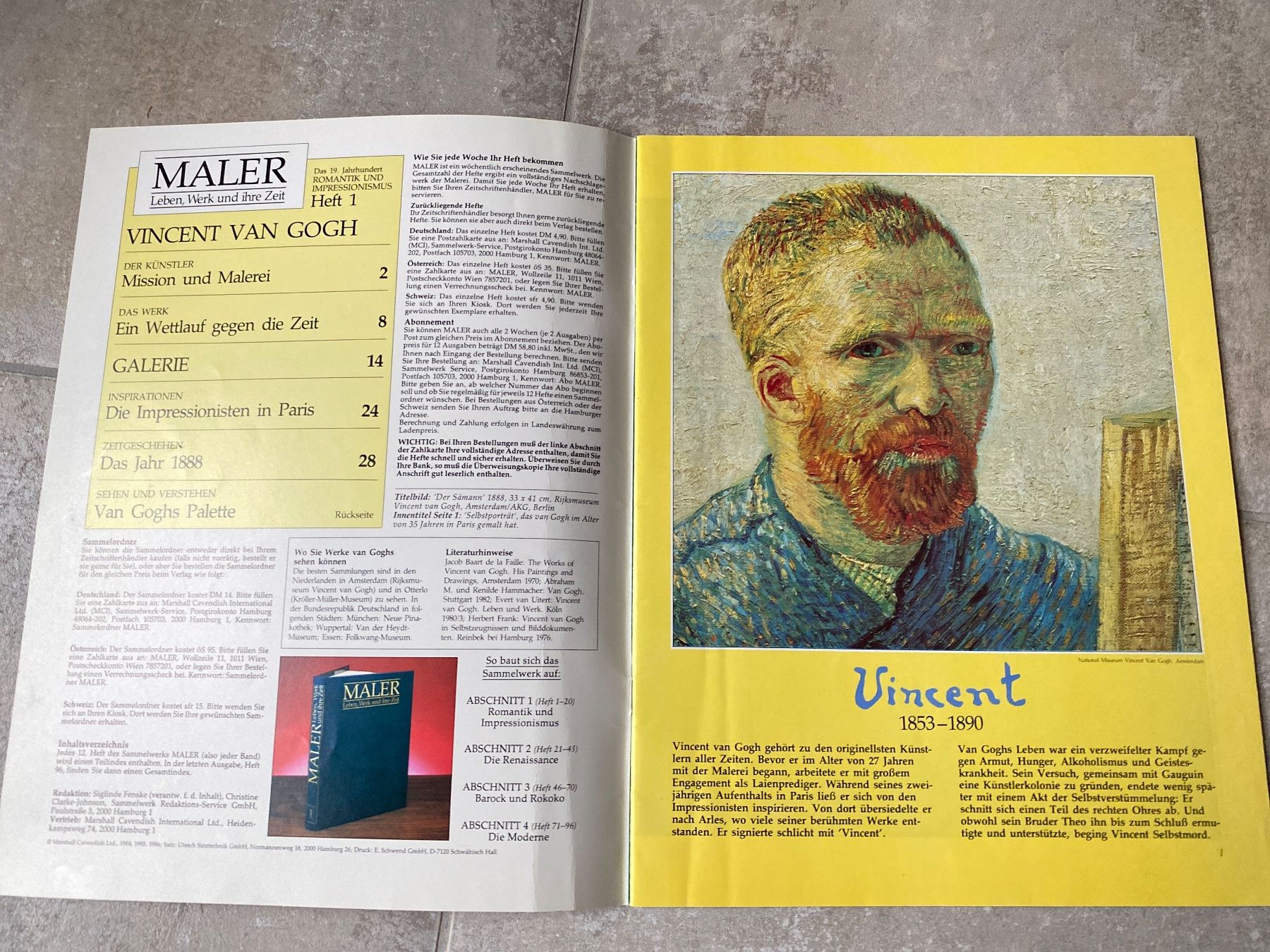 Riviste & Magazine: Heft Sammelwerk Maler Van Gogh – Usato da Bülach venduto da Jackybabue 1