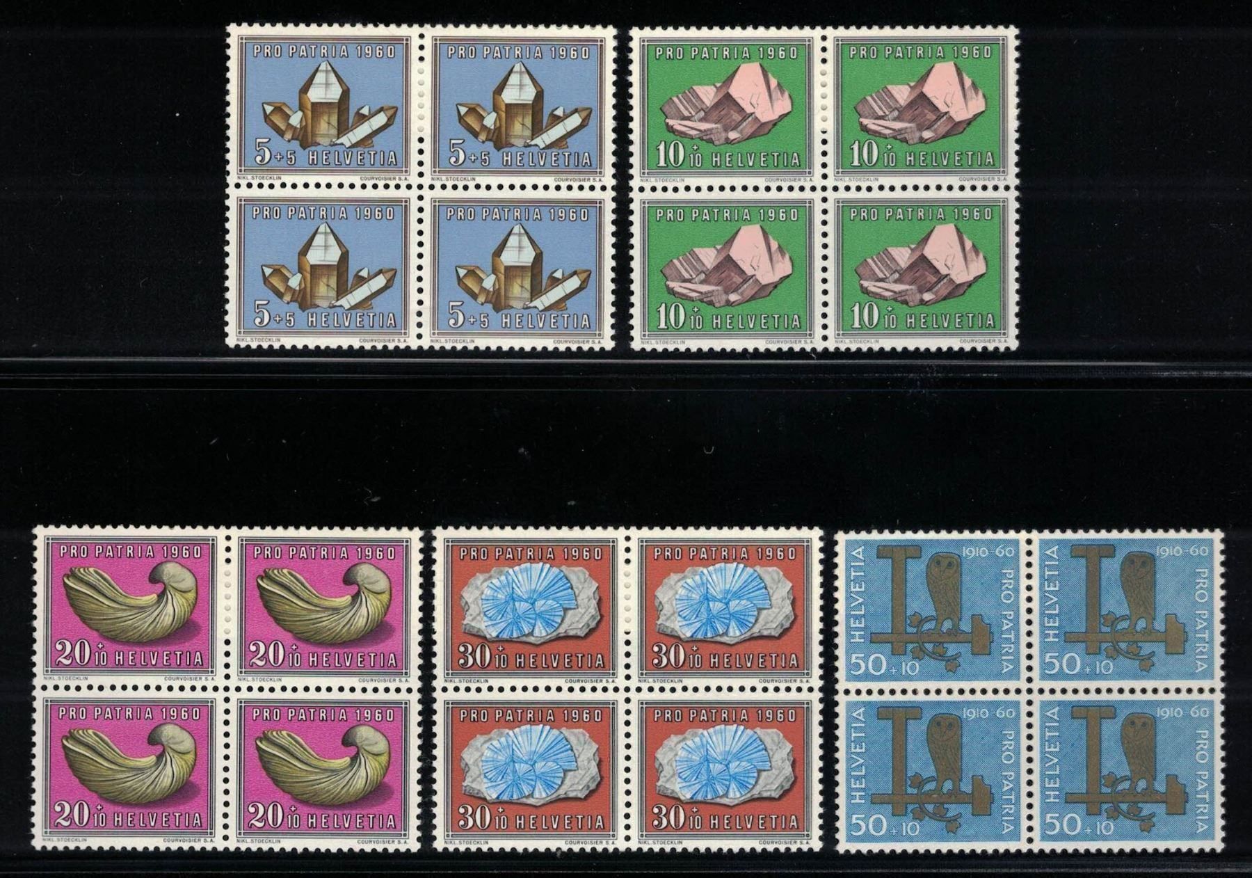 Tutti i francobolli: 1960 (B96-B100) ** – Nuovo (secondo la descrizione) da Birsfelden venduto da jas54