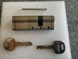 Thirard 30/60 Schließzylinder 2 Schlüsseln Doppelzylinder