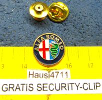 ALFA ROMEO AUTO LOGO SCHMUCK-PI GEPRÄGT LACKIERT 15mm KLEIN