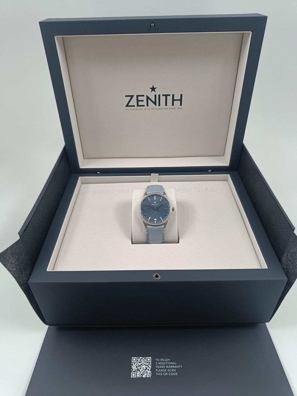 Zenith Orologi: ZENITH "ELITE CLASSIC" MIT DIAMANTLÜNETTE, 36 MM – Nuovo (secondo la descrizione) da Luzern venduto da EdiGem 1