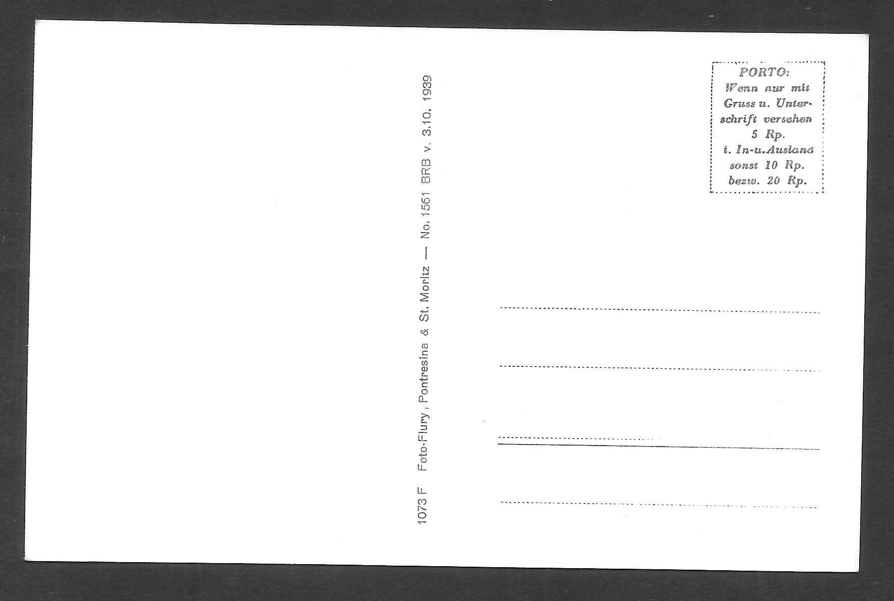 Cartoline postali: Pontresina Teilansicht – Usato da Olten venduto da clotaldi 1