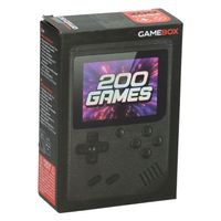 NEW GAMEBOX - CONSOLE DE JEUX PORTABLE AVEC 200 JEUX - NOIR