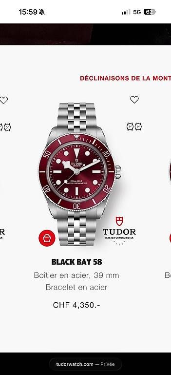 Tudor Orologi: Tudor Black bay 58 – Usato da Valeyres-sous-Montagny venduto da seb_5h8d 1