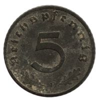 Deutschland - 5 Reichspfennig - 1942 - F