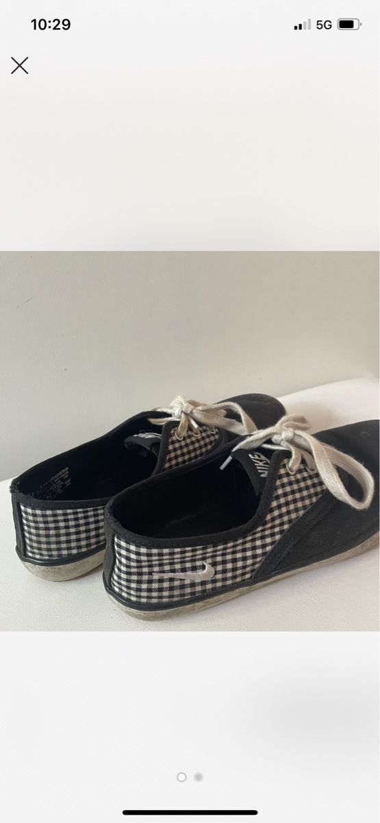 Nike Damenschuhe: Nike Schuhe, schwarz/weiss Kariert, 37 – Gebraucht aus Lenggenwil von mai_2m5q