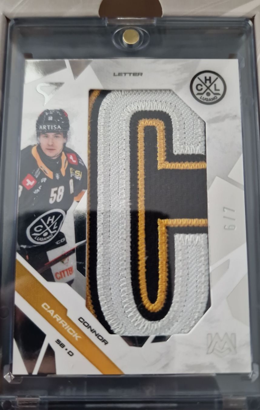 Sportzoo Carte collezionabili: HCL Unique Mark UMConnor Carrick  Letter Patch 6/7 – Nuovo (secondo la descrizione) da Bürglen UR venduto da Snuffinski90
