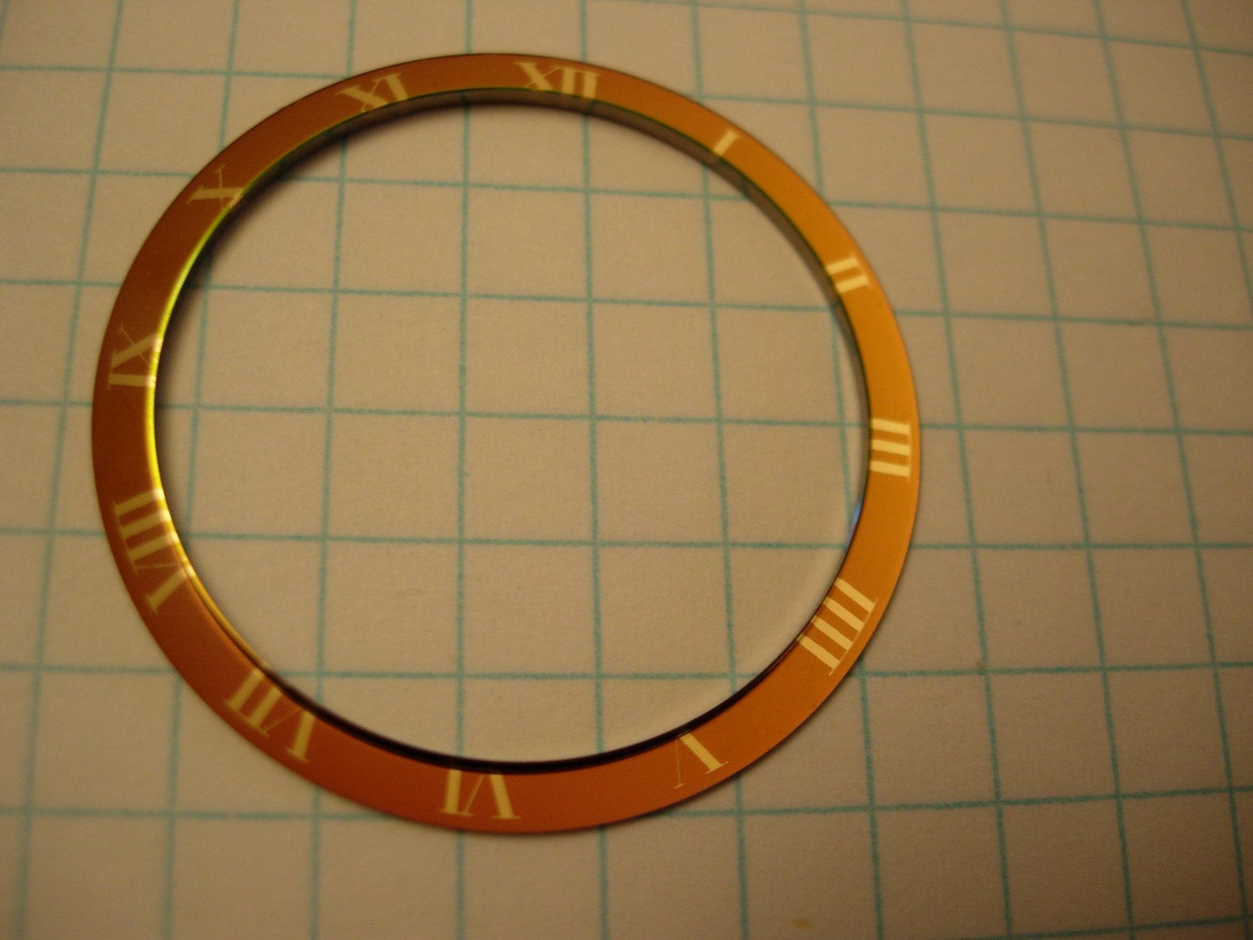 Orologi: Uhrenring  mit Ziffern – Nuovo (secondo la descrizione) da Hagneck venduto da Simu696
