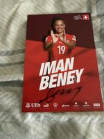 Iman Beney - Autogrammkarte - Fussball Schweiz - Signiert!