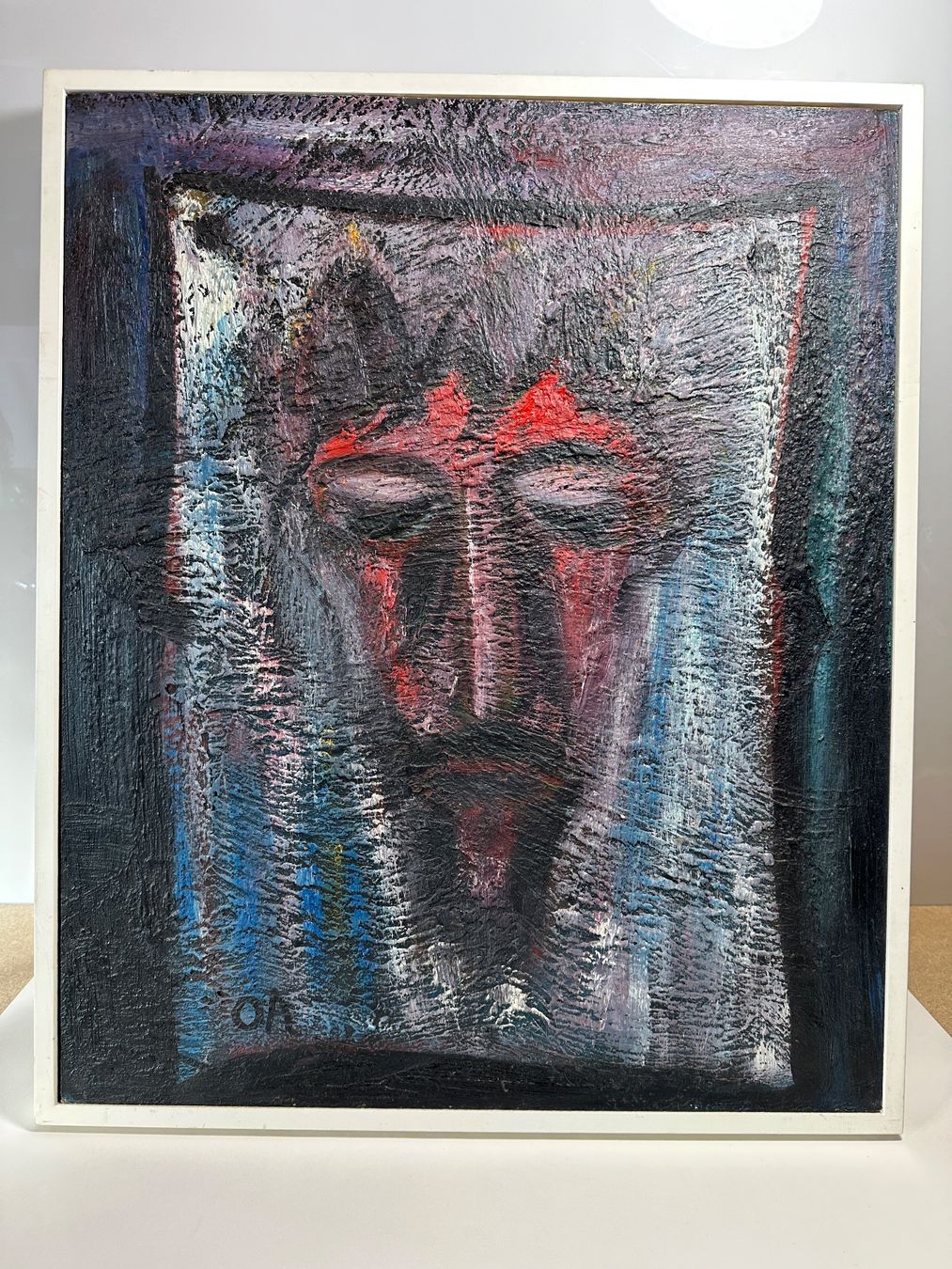 Dipinti: Oskar Althaus Ölgemälde Christus Expressionismus OA – Usato da arlesheim venduto da Art.en1