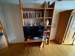 Wohnwand Massiv Holz guter Zustand