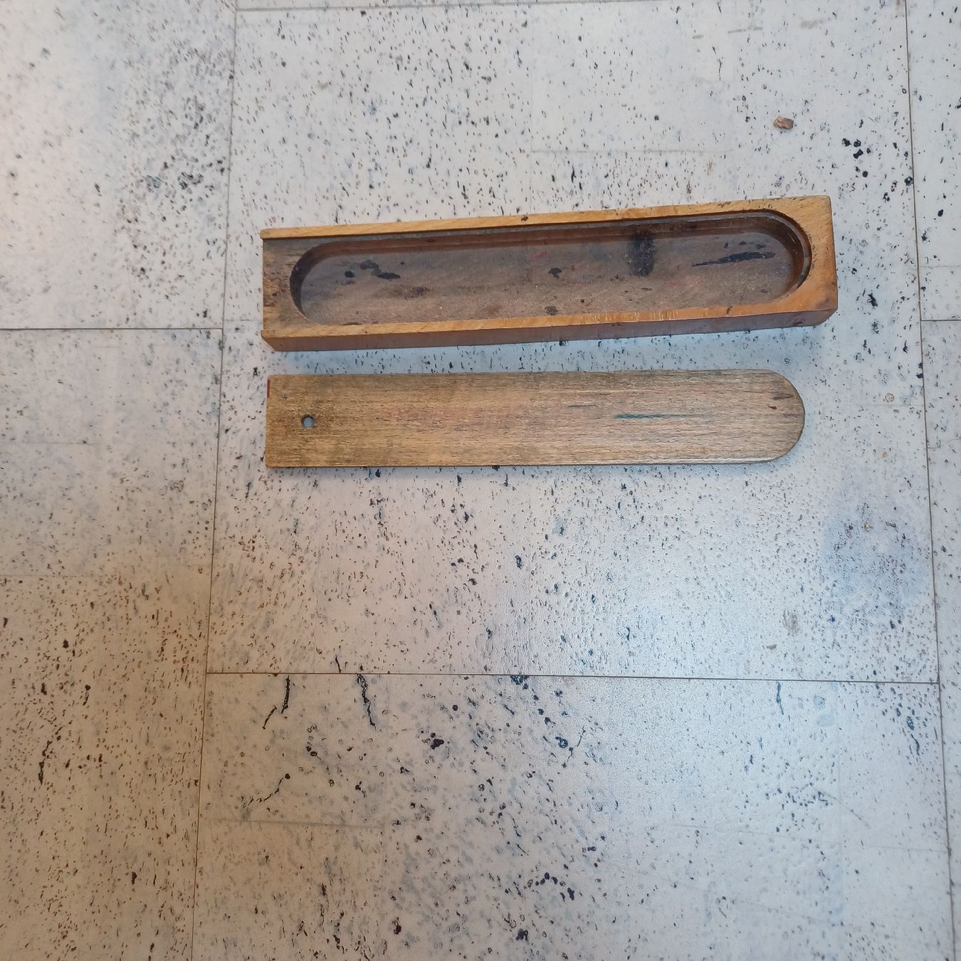 Articoli in legno: Farbstiftschachtel Holz – Usato da Trimmis venduto da grrose 3