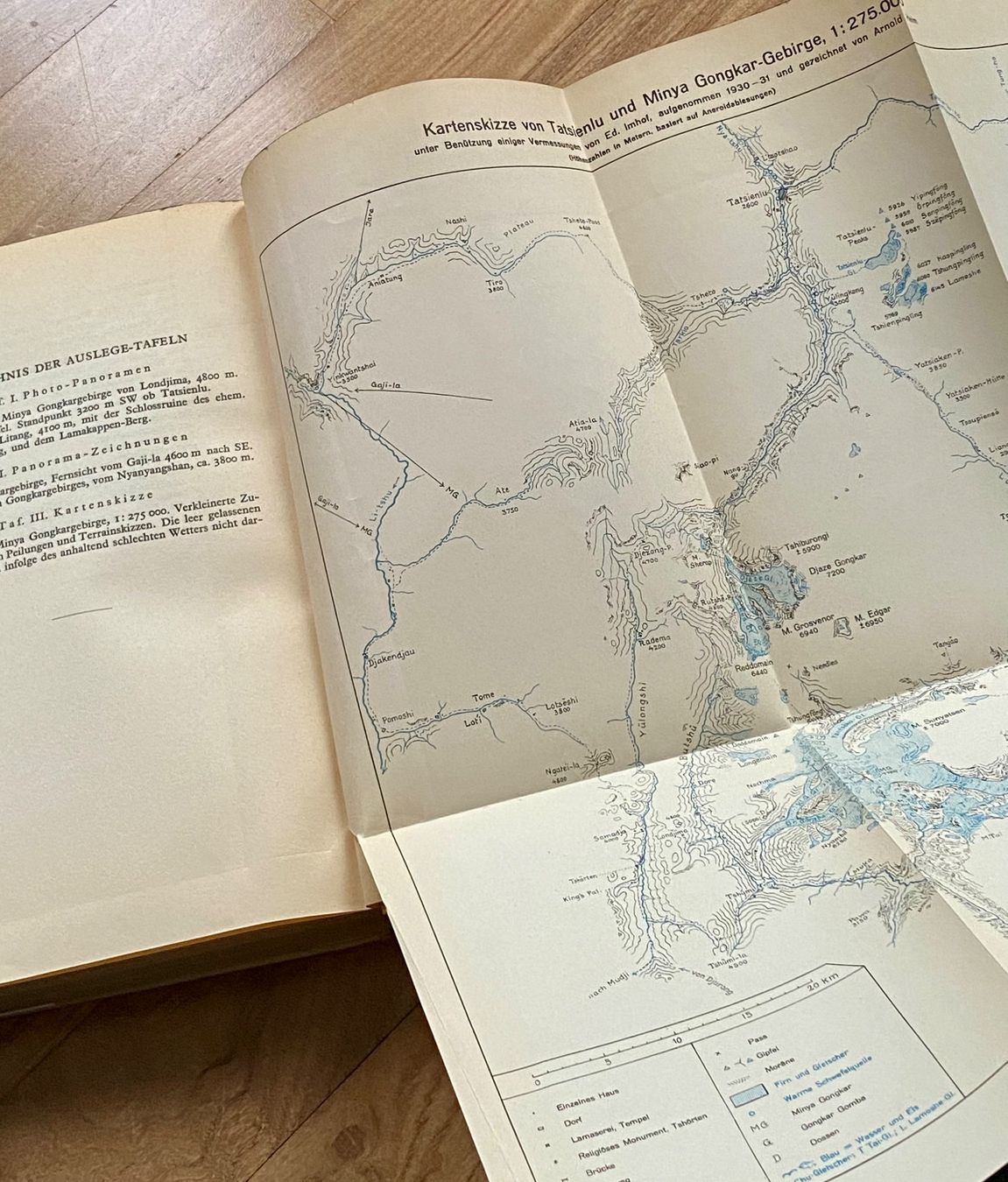 Libri: MINYA GONGKAR von Arnold Heim – Usato da Zürich venduto da Camerountiger 4