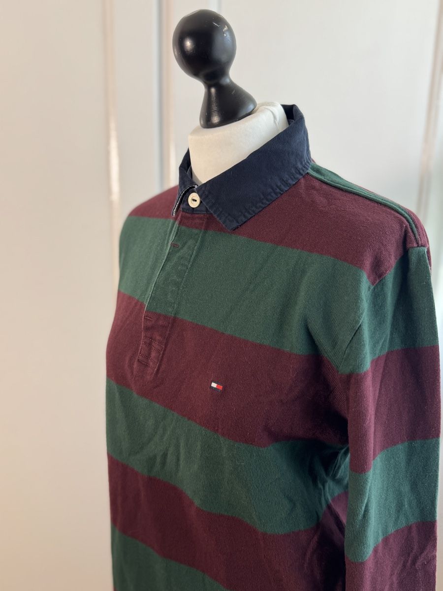 Tommy Hilfiger Magliette Polo: Tommy Hilfiger Langarm Poloshirt Gr. M – Usato da Wetzikon ZH venduto da el-lustigo2 3