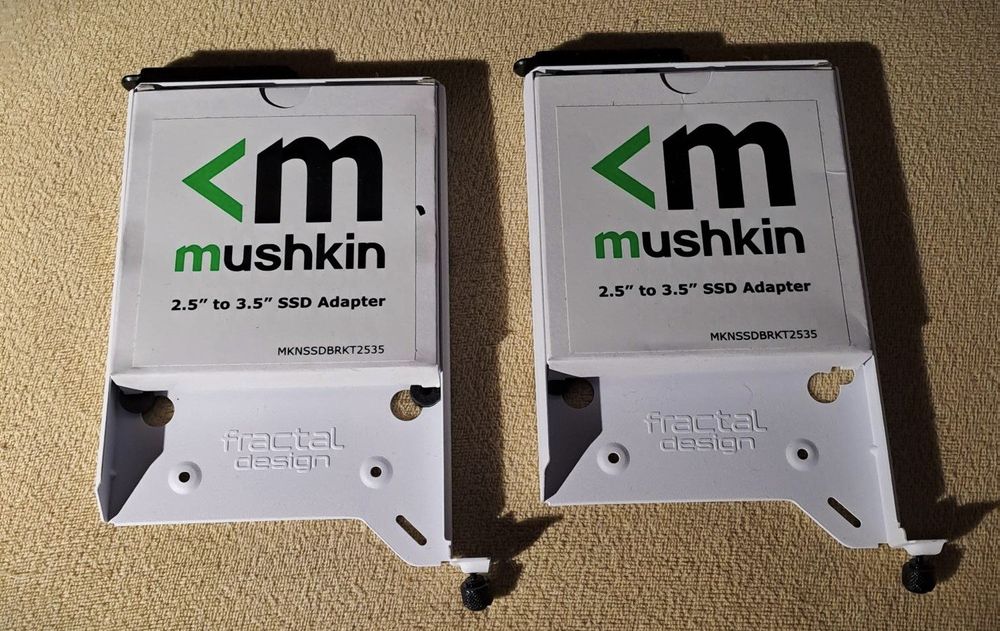 4 AV Adapter PC Lüfter Netzkabel und Mushkin Adapter (Gebraucht) in