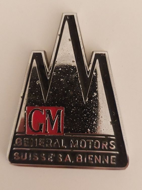 Altes Emblem GM General Motors SUISSE SA in Biel Emblem (Gebraucht) in ...