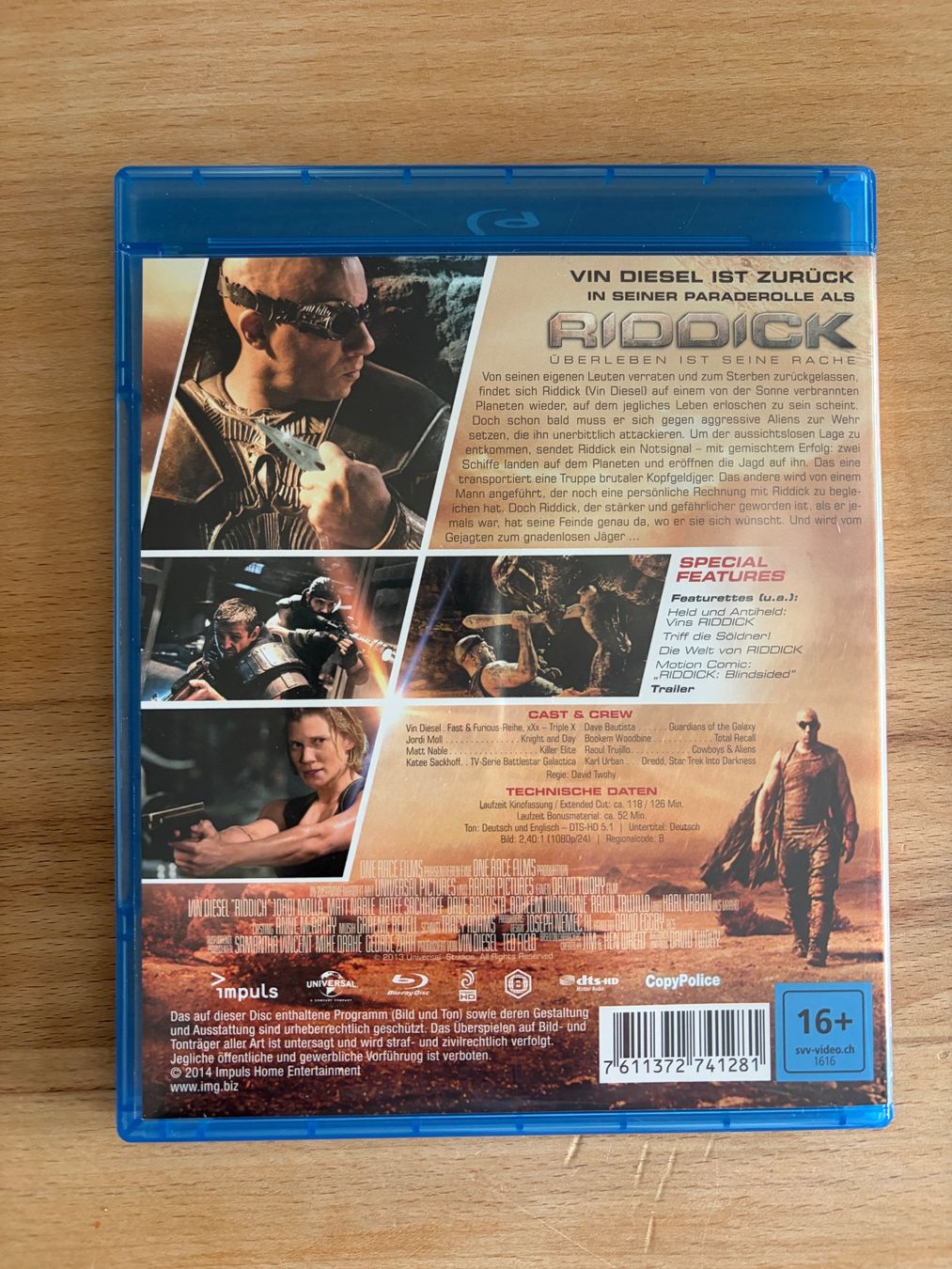 Tutti i DVDs: Riddick – Usato da Hombrechtikon venduto da Dokmasa 1
