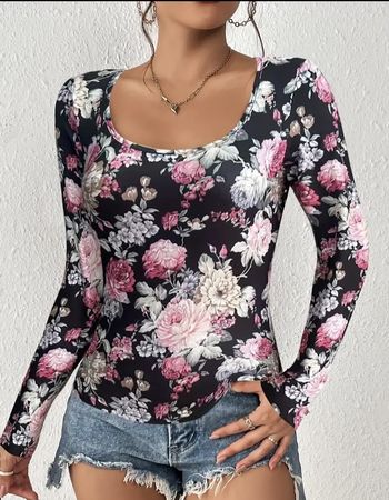 langärmliges Shirt, L