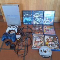 Sony PlayStation 2 Konsole mit Zubehör und Spielen