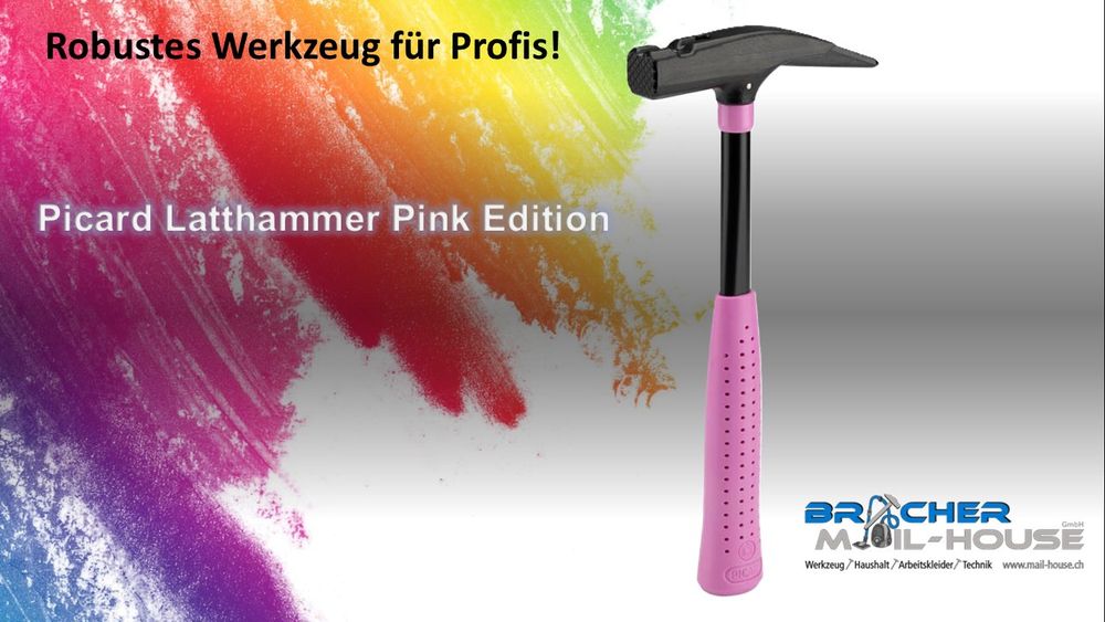PICARD Latthammer Nr. 620M 600g geraut | Magnetischer Nagelhalter | GS-geprüft & VPA-zertifiziert | Korrosionsgeschützt | Ergonomischer Griff | 320mm Länge | DIN 7239 | Made in Germany seit 1857