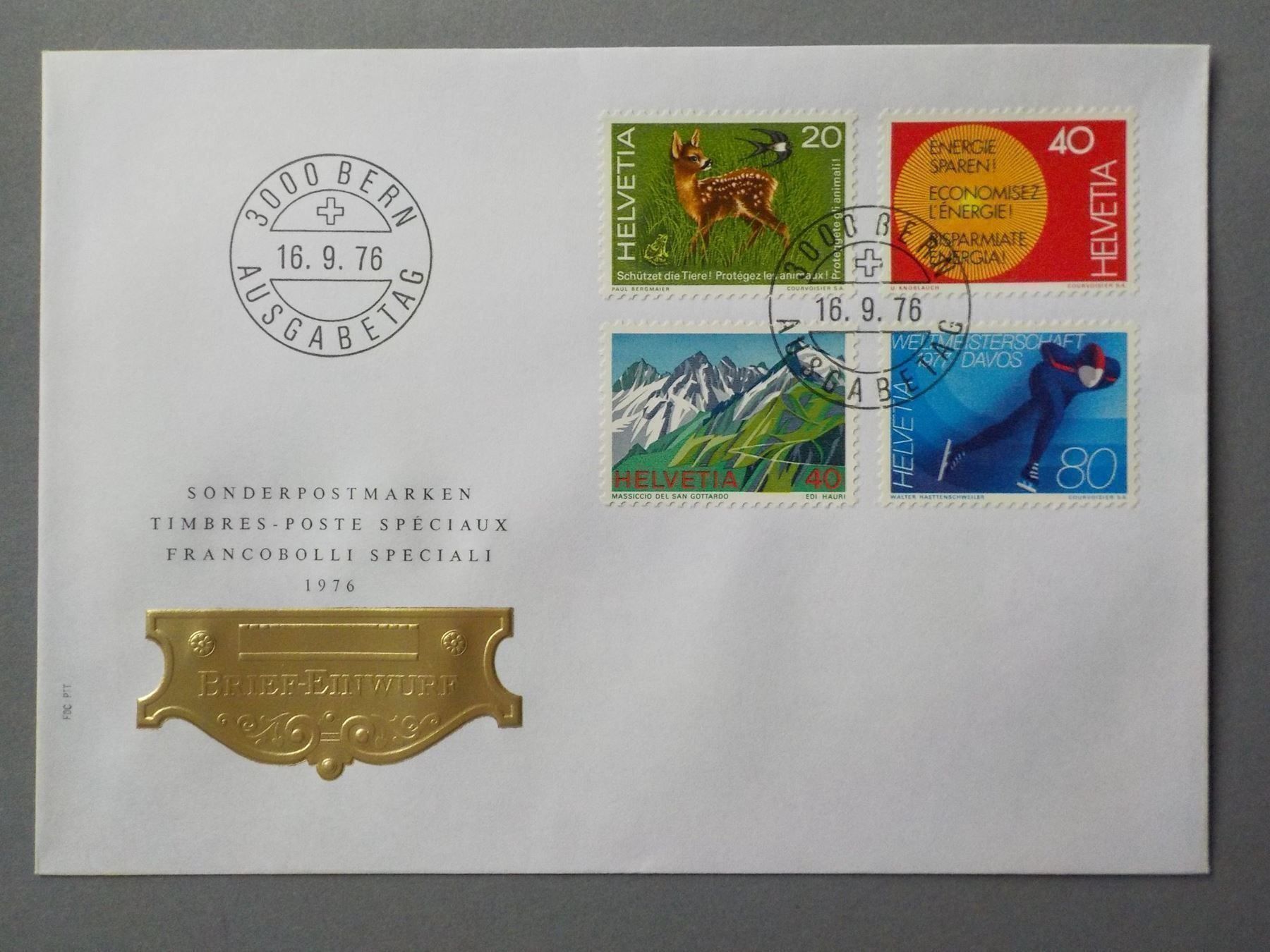Alle Briefmarken: 1976, FDC, Sondermarken II, Serie – Neu (gemäss Beschreibung) aus Muri b. Bern von Ricardoverkauf