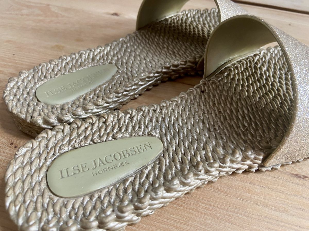 Ilse Jacobsen Scarpe da donna: Sandalen ILSE JACOBSEN glitzer gold – Usato da Binningen venduto da Dodo21 3